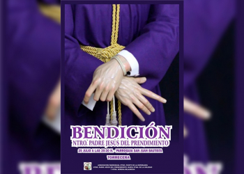 El 25 de julio se bendice la imagen de Ntro. Padre Jesús del Prendimiento de Torrecera
