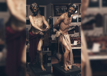 Navarro Arteaga culmina el grupo escultórico de la Entrega