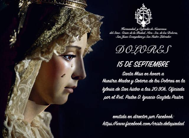 La Piedad de la Barca suspende el Rosario Vespertino de Nuestra Señora de los Dolores