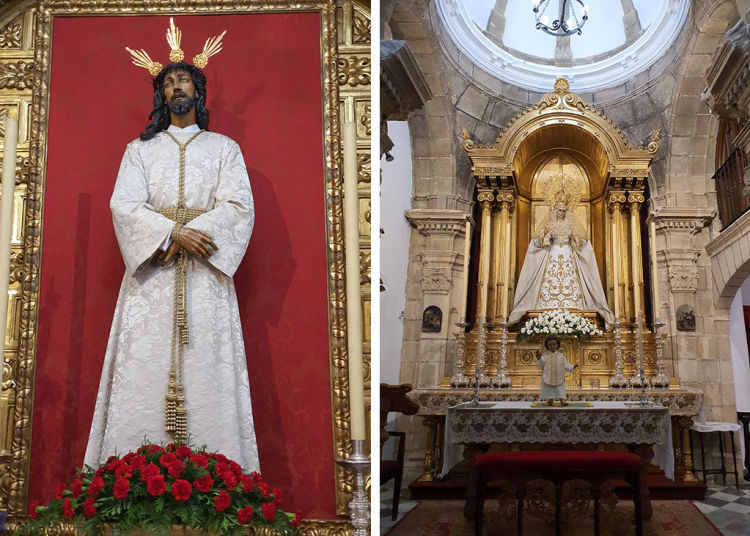 Los Titulares de la Hermandad de la Yedra ya se encuentran en su Capilla