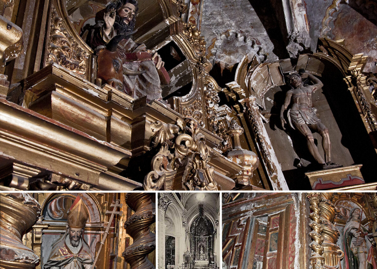 Llamamiento urgente pro-restauración del Retablo Mayor del Santuario de San Lucas