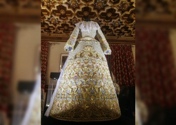 El Transporte presento la nueva saya de Madre de Dios de la Misericordia