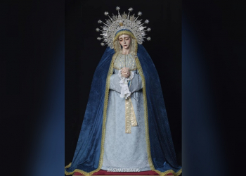 Bendecida la imagen de María Santísima de la Soledad