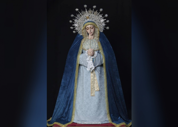 Bendecida la imagen de María Santísima de la Soledad