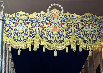 El nuevo palio de la Concepción Coronada va tomando forma