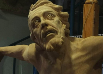 El Perdón muestra las primeras imágenes de la talla de San Dimas