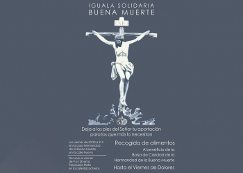 «Igualá» solidaria de la cuadrilla de costaleros del Cristo de la Buena Muerte