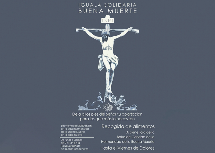 «Igualá» solidaria de la cuadrilla de costaleros del Cristo de la Buena Muerte