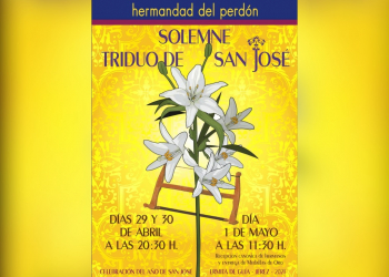 El Perdón inicia hoy el Triduo en honor a San José Obrero