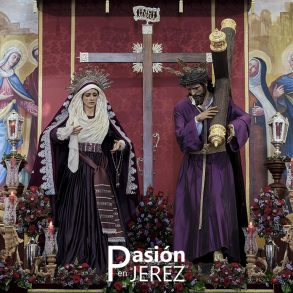 Nuestro Señor Jesús Nazareno en su Entrega y María Santísima Reina de los Ángeles - Fotografía: Ángel L Moreno