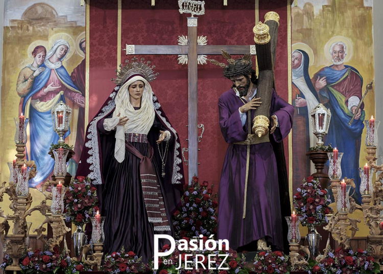 Nuestro Señor Jesús Nazareno en su Entrega y María Santísima Reina de los Ángeles - Fotografía: Ángel L Moreno