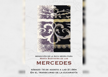 Hoy será bendecida la nueva saya de la Virgen de las Mercedes