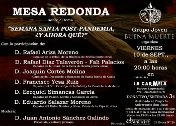 La Buena Muerte organiza una mesa redonda bajo el título «Semana Santa post-pandemia, ¿y ahora qué?»
