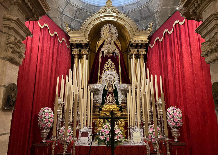 Hoy comienzan los cultos en honor a la Virgen del Rosario en la Capilla de la Yedra