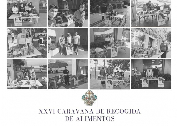 La Caravana del Consuelo recoge más de dos toneladas de alimentos