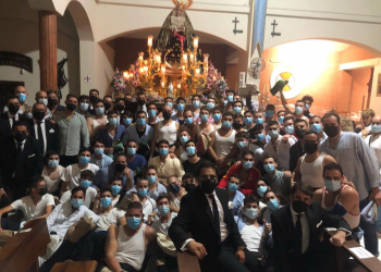 Ningún contagio en la cuadrilla que portó a la Virgen del Consuelo en su salida extraordinaria