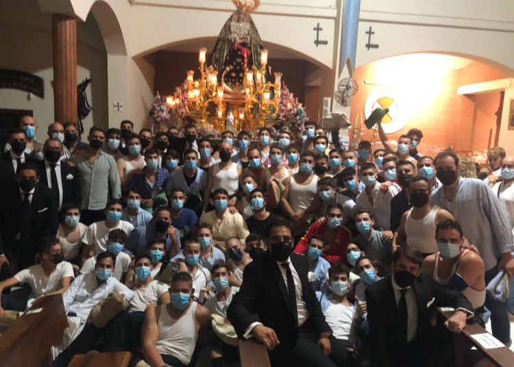 Ningún contagio en la cuadrilla que portó a la Virgen del Consuelo en su salida extraordinaria