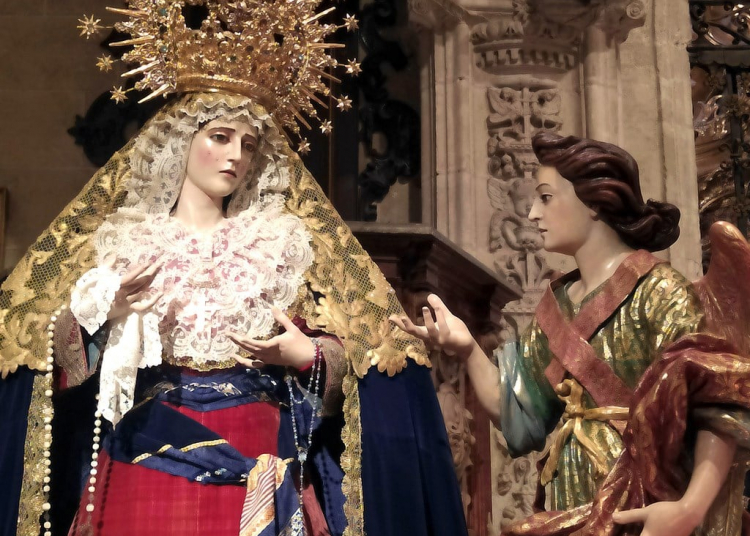 Presentada la restauración del Ángel Confortador