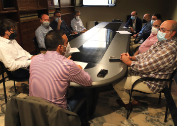 La Hermandad de la Sagrada Cena mantiene una reunión con José Antonio Díaz