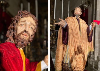 Hoy estarán expuestos en San Marcos los apóstoles San Simón y San Judas Tadeo