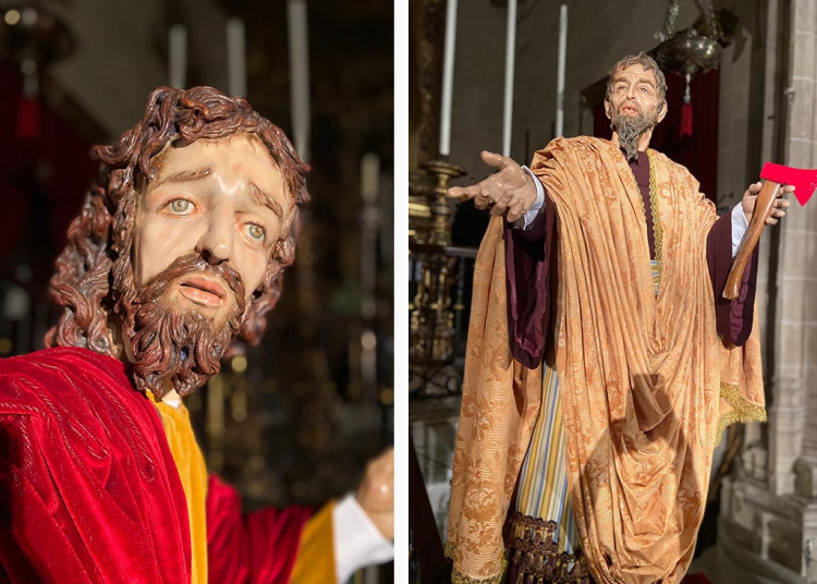 Hoy estarán expuestos en San Marcos los apóstoles San Simón y San Judas Tadeo