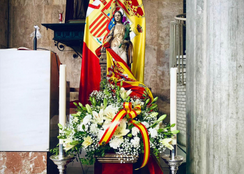 Celebración de la festividad de Santa Bárbara en el Convento de Capuchinos