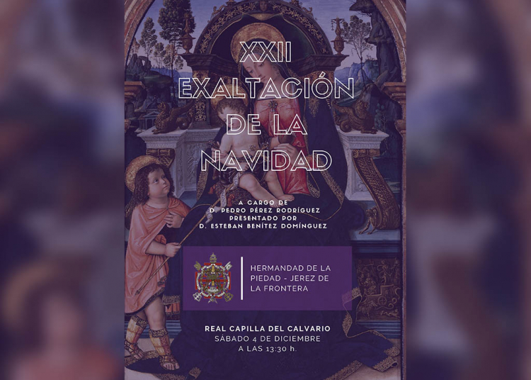 Pedro Pérez pronuncia hoy la XXII Exaltación de la Navidad