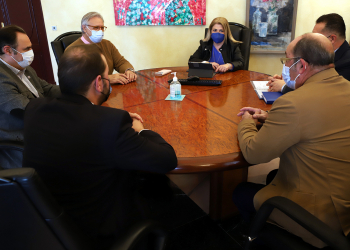 La alcaldesa conoce la programación de los actos del 400 aniversario del Cristo de la Hermandad de la Humildad y Paciencia