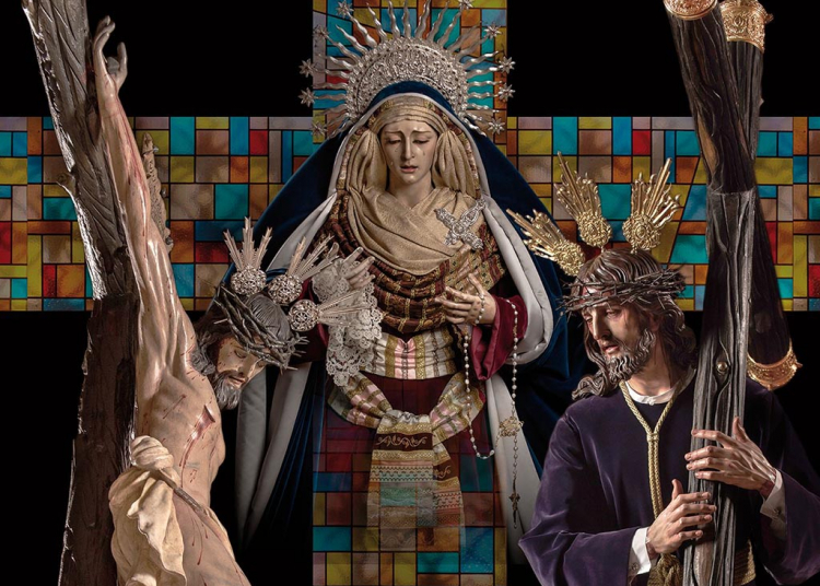 La Unión de Hermandades presento ayer el cartel del Vía Crucis