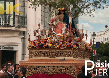 Salida procesional de la Divina Pastora de San Dionisio