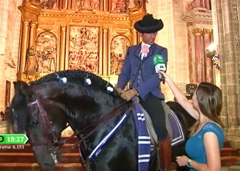 Comunicado del Obispado ante la grabación de un vídeo promocional del caballo cartujano en la iglesia de San Miguel