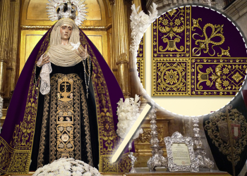 Nuevo Manto de Vistas para la Virgen de la Esperanza Coronada