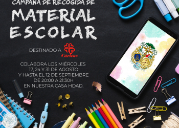 La Exaltación inicia su campaña de recogida de material escolar