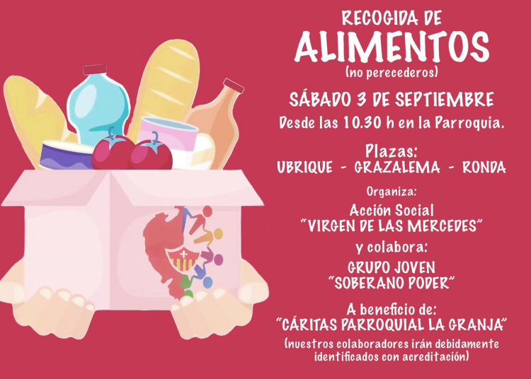 Recogida de alimentos este sábado en La Granja
