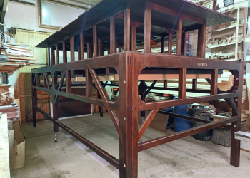 Nueva parihuela para el paso del Señor de la Sentencia