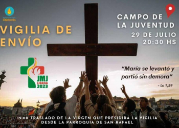 El campo de fútbol de la Juventud acoge hoy sábado la Vigilia de envío a la JMJ
