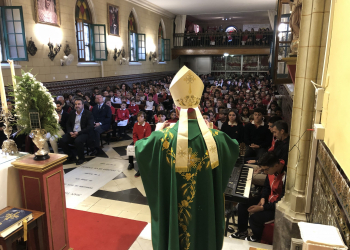 Monseñor Rico Pavés clausuró los actos del 75 aniversario del Oratorio Festivo
