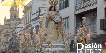 Salida procesional de Madre de Dios del Rosario
