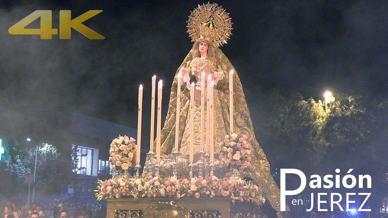 Bendecida la Virgen del Rocío en sus Misterios Dolorosos, la nueva dolorosa  del barrio de Barbadillo