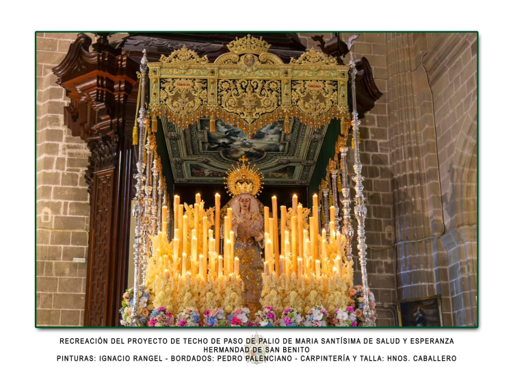 La Clemencia aprueba el diseño para el techo de palio de Salud y Esperanza