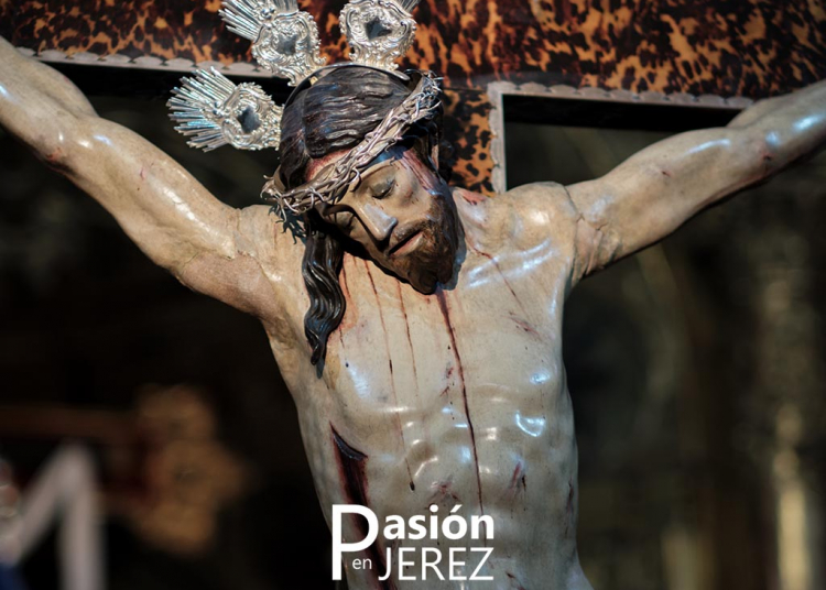 El Cristo del Calvario preside hoy el Vía Crucis parroquial de Santiago