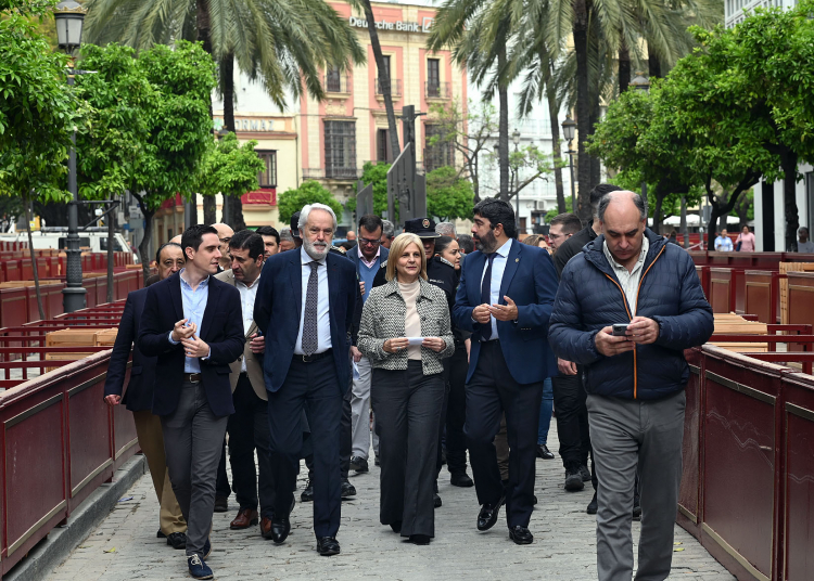 Todo listo para el paso de las distintas hermandades y cofradías por la Carrera Oficial