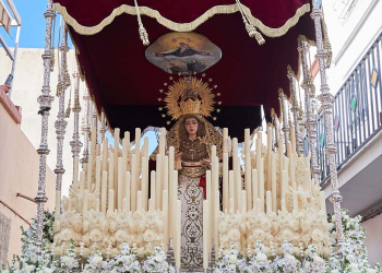 La Virgen del Silencio procesionará en el paso de palio de la Hermandad de Padre Pío en la Procesión Magna