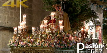 Salida procesional de la Divina Pastora de San Dionisio