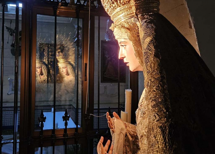 La Virgen de la Estrella se encuentra en el Convento de las Mínimas