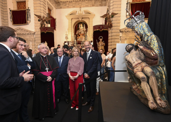 Inaugurada la exposición ‘Salutación Mariana Miryam’ en la Capilla de las Angustias