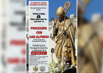 Traslado de San Alfonso a la Parroquia de Santa Ana