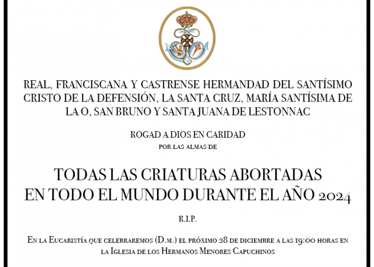 La Hermandad de la Defensión con los Santos Inocentes