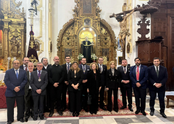 La Nueva Junta de Gobierno de la Hermandad del Amor tomó posesión en el Convento de Santa María de Gracia