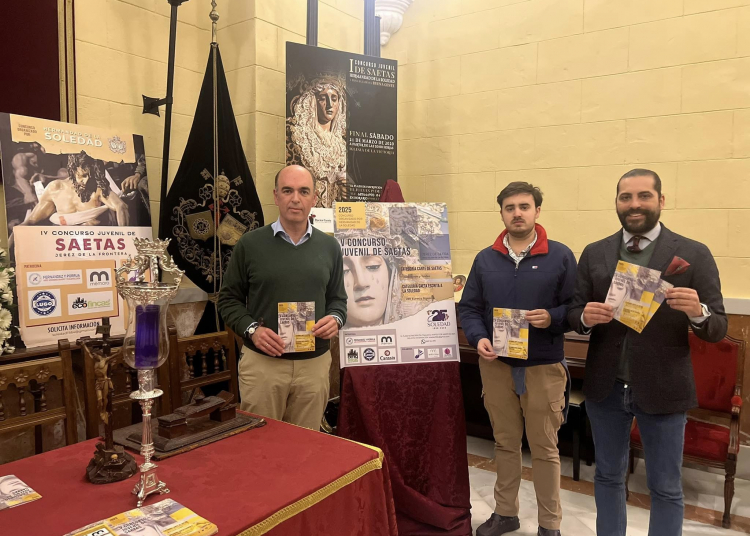 La Hermandad de la Soledad ha presentado el cartel y las bases del V Concurso Juvenil de Saetas
